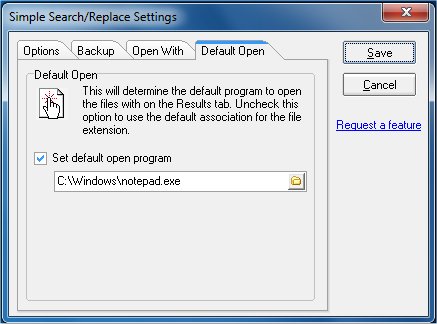 Default Open With