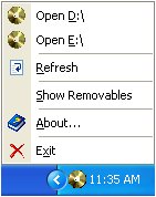 Right-click menu