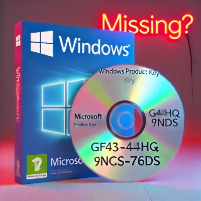 Get your lost Windows activation key in seconds!