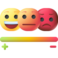 Feedback rating faces