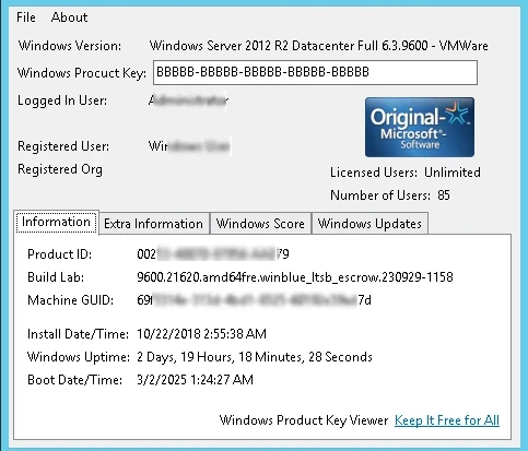 Windows Product Key Viewer