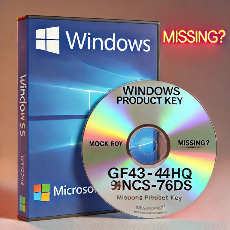 Missing Windows Product Key?