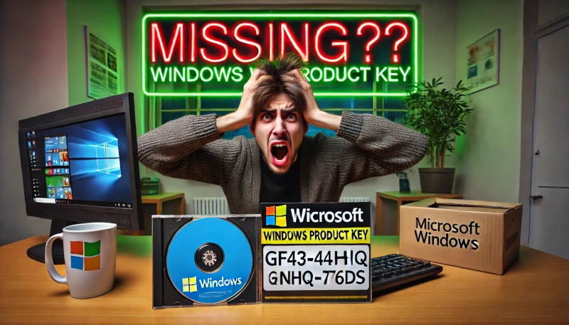 Missing Windows Product Key?